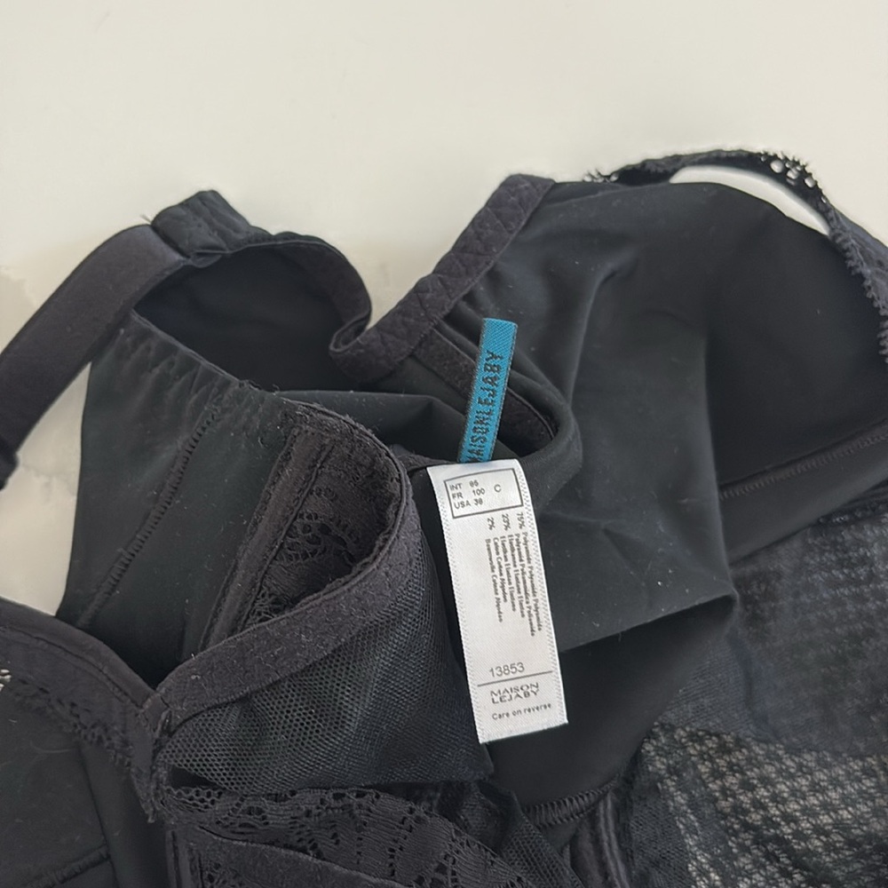 MAISON LEJABY Gaby bodysuit 38C NWT black - Picture 15 of 15